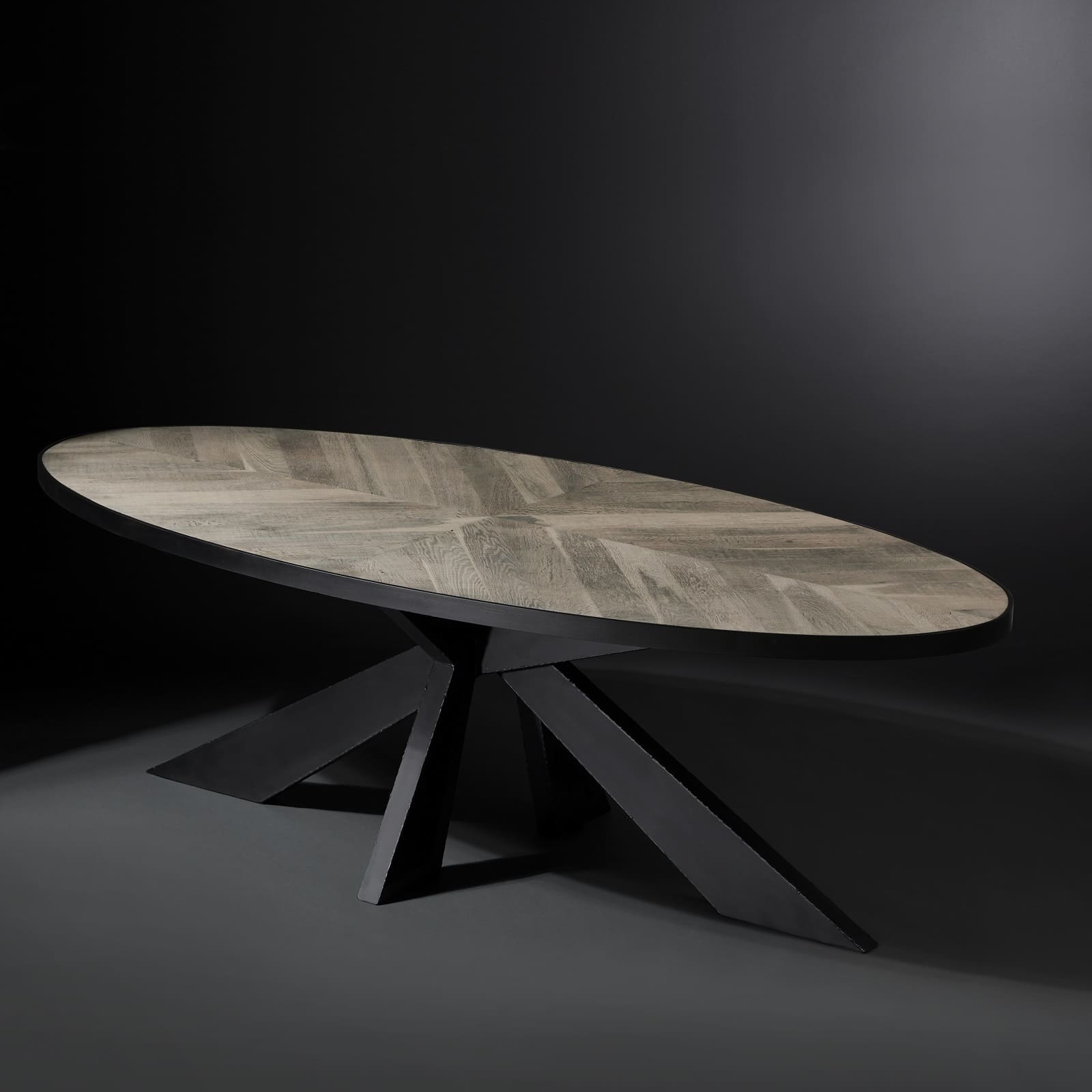 Dining table Elipse pebble grey 250cm