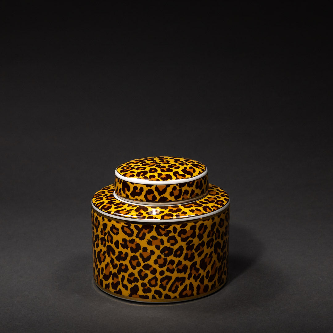 Topf 'Leopard' Keramik H20cm