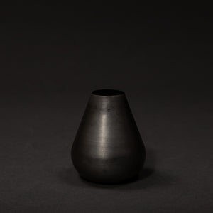 Vase metal antique nickel small Ø8xH8cm